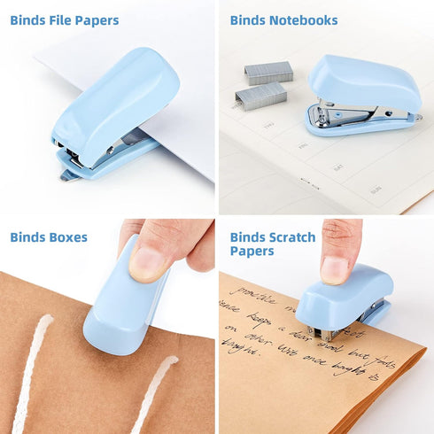 Stapler, 20-50 Sheets Capacity with Staples and Staple Remover Set, Desk Stapler Office Staplers (Blue, 20 Sheet)...