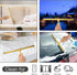 peafowl 14 inch Shower Squeegee Stainless Steel Bath Squeegee for Shower Glass DoorsBathroom Windows Kitchen Mirror and Car Glass with Hooks Holde...