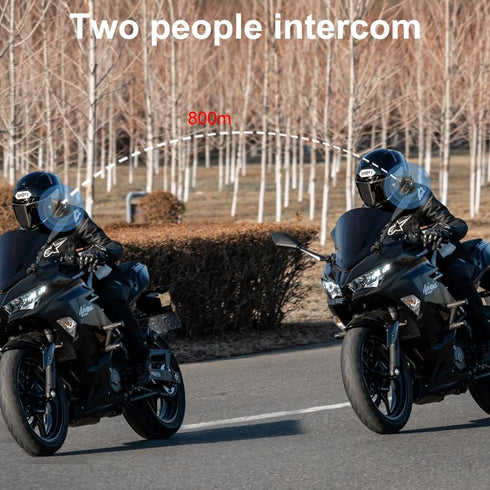Motorcycle Bluetooth Headset Helmet Speaker Intercom Earphone Motorcycle Headphones for All Helmets CVC Intelligent Noise Reduction/Automatic Answ...