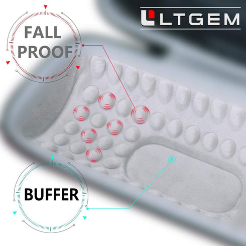 LTGEM Hard Case for JBL Pulse 4/3 Waterproof Portable Bluetooth Speaker - Travel Protective Carrying Storage Bag(Black+Grey)...