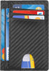 Minimalist Front Pocket Wallet - RFID Blocking Genuine Leather Slim Bifold Wallet for Men Women...