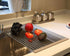 Roll up Dish Drying Rack Over The Sink Drying Rack Silicone kitchenware Folding draining Dish Rack SUS304 Stainless Steel 17.7inx13.75in (Grey)...