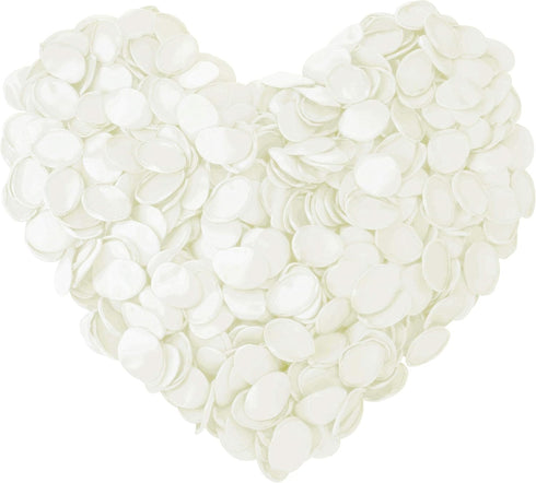Premium Artificial Silk Rose Petals Flower Girl Scatter Petals for DIY Wedding Aisle Centerpieces Table Confetti Party Favors Home Decoration, Ivo...