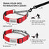 CollarDirect Martingale Dog Collar with Stainless Steel Chain and Quick Release Buckle - Reflective Collar for Large, Medium, Small Dogs - Red, La...