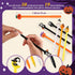 SANNIX 50 Pieces Halloween Pens, Fun Cartoon Gel Ink RollerBall Pens for Kids Gift School Class Birthday Party Supplies Halloween Party Favors Pum...