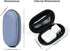 EVA Earbud Case for Beats Flex Raycon in-Ear Monitor Headphone Carrying Case Ellipsoid Wired Earbud case Waterproof Earphone case Portable Earbud ...