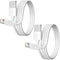 Overtime iPhone Lightning Cable, MFI Certified, Portable & Smart Charging USB A to Lightning Cable, Fast Apple Charging Cord, 6ft iPhone Charger C...