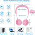 SZ-JIAHAIYU Portable Neck Fan Rechargeable USB Hands-Free Fan Personal 360° Double Headed Free Rotation 3 Speed Adjustable Wearable Face Mini Smal...