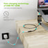 USB 3.2 Extension Cable 1.65FT, Short USB-C Extension Cable, Right Angle Male to Female Extension Charging. Supports 20Gbps/4K Video/PD 100W Compa...