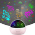Cute Horses Projector with 10H Timer, RGBW LED Horse Night Light, 360° Rotation, USB/Battery Operated, Gifts for Baby, Kids, Girls, and Women Bedr...