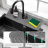 Sink Splash Guard Protects Against Water Splash, Kitchen Sink Area Splash Guard, Faucet Drain Pad Keep Countertop Cleaning and Drying,17.5 inch (G...