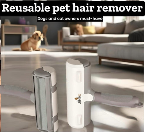 Pet Hair Remover – Reusable Lint Roller – Clean Couch, Furniture, Clothes, Carpet, Bed. Cat Hair Remover Dog Hair Remover Fur Removal Tool No Stic...