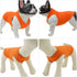 Lovelonglong 2019 Summer Pet Clothing, Dog Clothes Blank T-Shirts Ribbed Tanks Top Thread Vests for Large Medium Small Dogs 100% Cotton Orange S...