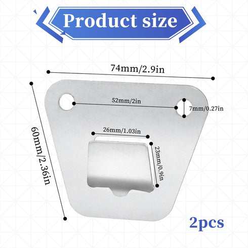 2 Set Wall Fan Bracket Wall Mounting Fan Bracket Metal Heavy Duty Oscillation Fans Concealed Bracket Wall Fan Support Hook Kit with Fastening Scre...