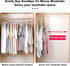 Closet Organizers and Storage,College Dorm Room Essentials, Multifunctional Organizer Magic Space Saving Hangers with 9 Holes Storage Organization...