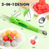 Premium Watermelon Cutter - 3 in 1 Watermelon Cutter Slicer Tool - Foldable Watermelon Slicer - Fruit Cutter for Kitchen Gadgets - Stainless Steel...