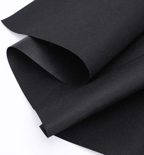 YADI Black Carpet Aisle Runner for Wedding, 24 in×15 ft, Non-Woven Polyester Fabric, Black Runway Rug for Awards Night Theme, Proms, Parties and E...