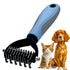 Pet Grooming Brush - Shedding Comb & Dematting Tool for Dogs & Cats, Double Sided Shedding Undercoat Rake for Dog Grooming, Extra wide Shedding Br...