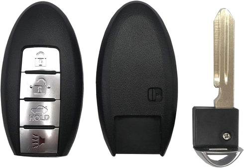 Smart Key Fob Case Shell Fit for Nissan Altima Maxima Murano Infiniti KR55WK48903 4 Buttons Replacement Keyless Entry Remote Car Key Housing Casin...