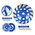 SALI 4.5 Inch Concrete Grinding Wheels 14 Turbo Diamond Segments 5/8-11 Arbor Diamond Grinding Wheel Fit for Paint, Epoxy, Mastic, Coating Removal...