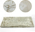 Crushed Velvet Velour Fabric by The Yard Continuous Solid Color Draping Fabric for Wedding Party Backdrop (Khaki)...