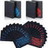 2 Decks Playing Cards Poker Cards Deck of Cards Premium Black Poker Cards Waterproof Plastic Cards with Gift Box,Game Tools for Family Game Party-...