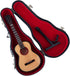 Dselvgvu Wooden Miniature Guitar with Stand and Case Mini Musical Instrument Miniature Dollhouse Model Home Decoration (6.51"x2.28"x0.89")...