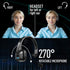 Wireless Headset with Microphone - Single-Ear Headphone, Adjustable Headband, Noise Isolation Mic - Communication for Truck Drivers, Home Office, ...