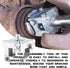 Car Disc Brake Caliper Piston Compression Tool, 3/8" Rear Disc Brake Caliper Spreader Compressor Wind Back Cube Tool, Automotive Accessories Fits ...