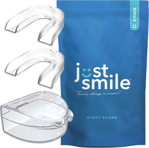 Night Guard 2 Pack - Mouth Guard for Teeth Grinding & Clenching Teeth, Moldable & Custom Nightguard for Grinding (Clear)...