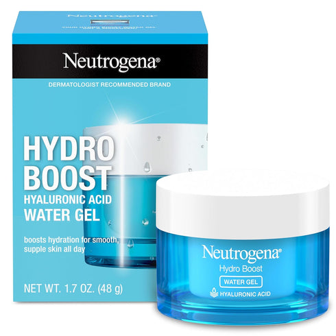 Neutrogena Hydro Boost Face Moisturizer with Hyaluronic Acid for Dry Skin, Oil-Free and Non-Comedogenic Water Gel Face Lotion, 1.7 oz...