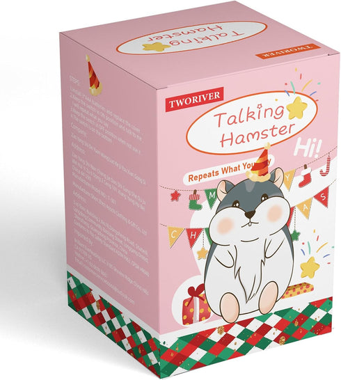Girl Toys for Toddlers Talking Hamster Repeats What You Say,Funny Gifts Stuffed Animal Toys for Ages 2-4 5-7 8-13 Girls 3 4 5 6 7 8 9 10 Year Old ...