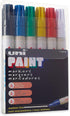 Uni-Paint Oil Based Marker, Medium Point, Assorted Inks,63630, 6/Set...