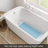 Non-Slip Bathtub Mat OTHWAY Soft Rubber Bathroom Bathmat with Strong Suction Cups (Lake Blue, 16x31.5 inch)...