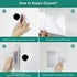 Wall Patch Repair Kit 6 Inch Drywall Repair Patch Tools Self Adhesive Fiber Mesh Patch for Fill Wall Hole Ceilings Drywall Plasterboard, with Scra...