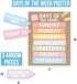 Rustic Classroom Calendar Set Bulletin Board - Bulletin Board Calendar For Classroom Elementary, Teacher Calendar Bulletin Board Sets, Preschool C...