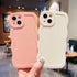 Designed for iPhone 13 Pro Max Case, Cute Curly Wave Edge Phone Cover, Soft Liquid Silicone Camera Protection Phone Case with iPhone 13 Pro Max, P...