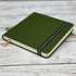 Handbook Journal Co. Travelogue Artist Canvas Cover Travel Notebook for Drawing and Sketching, Cadmium Green, Pocket Landscape 3.5 x 5.5 Inches, 1...