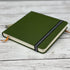Handbook Journal Co. Artist Canvas Cover Travel Notebook for Drawing and Sketching, Cadmium Green, Large Landscape 5.5 x 8.25 Inches, 130 gsm Pape...