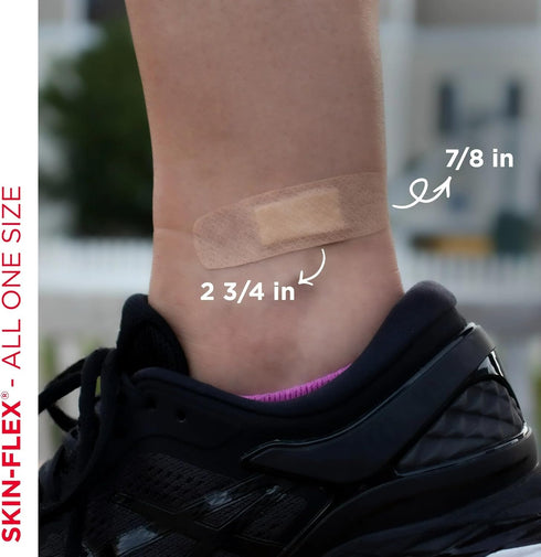 Band-Aid Brand Skin-Flex Adhesive Bandages, All One Size, 25 Bandages Per Box (6 Boxes)...