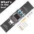 200W Bluetooth 5.0 Stereo Audio Receiver Amplifier Board with Treble and Bass Control 2 Channel Mini Wireless High Power Digital Amp Module for Ho...