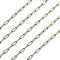 Craftdady 16.4 Feet Antique Bronze Paperclip Link Chain Brass Soldered Oval Cable Cross Chain 6x2.6mm with Spool for Jewelry Pendant Necklace Brac...