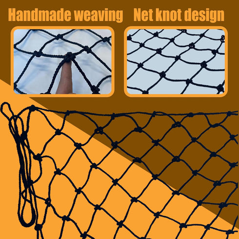 Safety Net for Balcony,Stair Rope Net,Safety Netting for Railings,Suitable for Children's Playgrounds, Stair, Railing, Indoor and Outdoor Decorati...