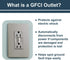Legrand radiant 1597LACCD12 15 Amp GFCI Self Test Decorator Duplex Outlet, Light Almond (1 Count)......