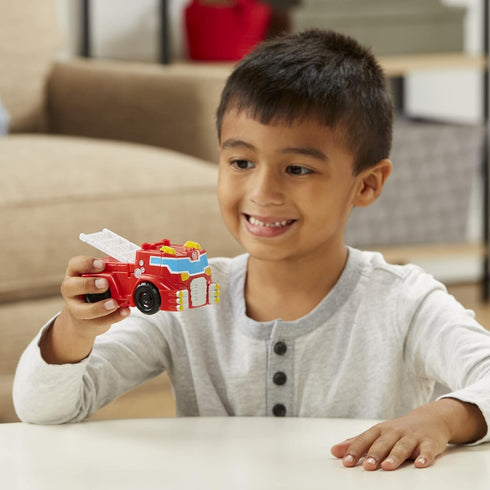 Transformers Playskool Heroes Rescue Bots Academy Team Heatwave The Fire-Bot Converting Toy, 4.5-Inch Action Figure, Ages 3 and Up...