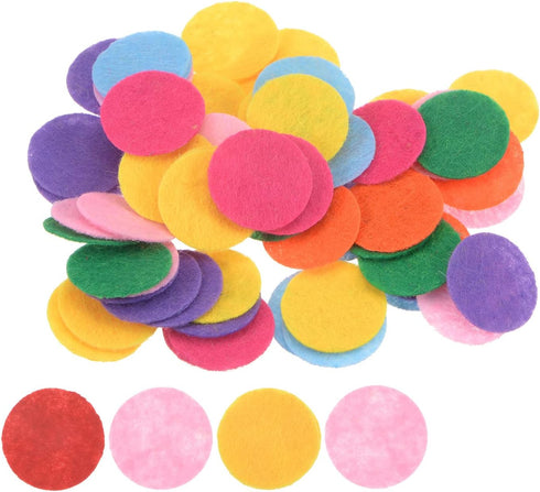 100pcs Round Felt Circles, 20mm 3/4" Pre Cut Felt Craft Pads Non-Woven Mini Felt Fabric Circles for DIY Sewing Handcraft Cut Projects Craft Finish...