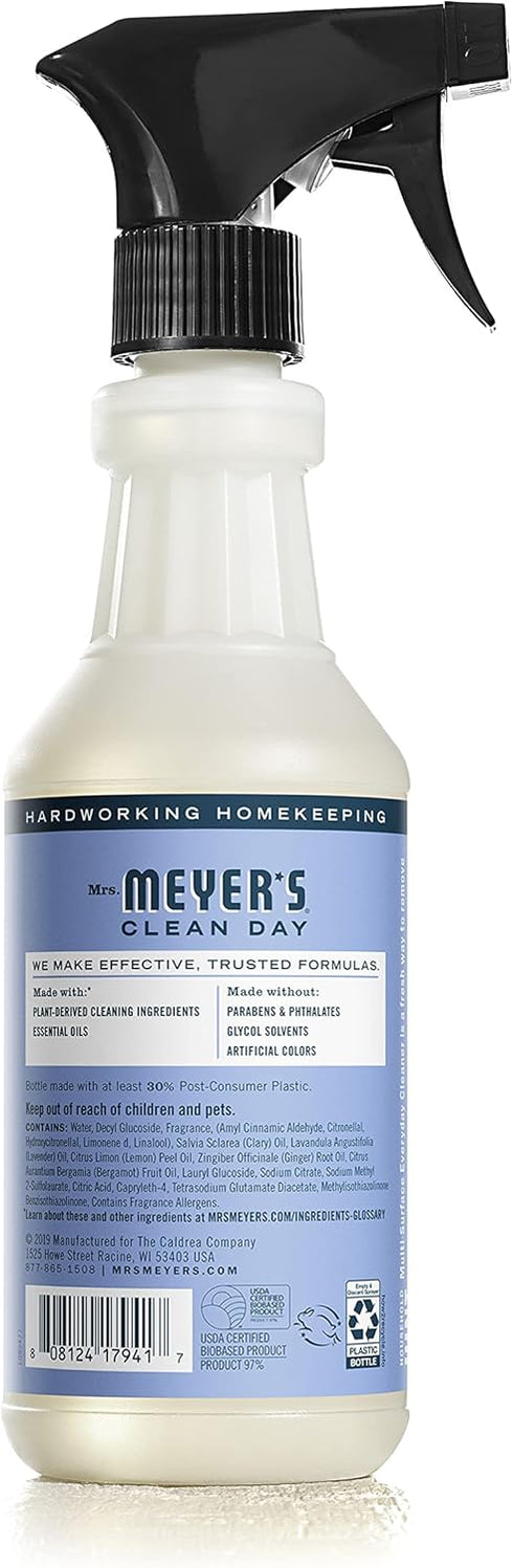 Mrs. Meyer's All-Purpose Cleaner Spray, Bluebell, 16 fl. oz - Pack of 3...