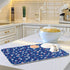 USA Patriotic Stars Memorial Dish Drying Mat 18 X 24 Inch Red Blue White Independence Day Dry Dishes Pads Tableware Mats Protector for Kitchen Cou...
