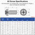MroMax M5-0.8x90mm Pan Head Phillips Machine Screws 304 Stainless Steel Metric Cross Head Screws Bolts Fasteners Fully Threaded Silver Gray 10Pcs...