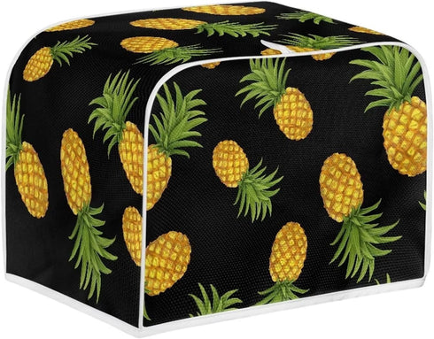 Toaster Cover 2 Slice,Pineapple Pattern Toaster Dust Cover Protective Cover Bread Maker Cover Kitchen Toaster Oven Cover,Machine Washable...